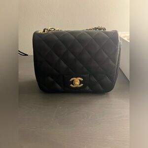 Mini square Chanel flap bag
